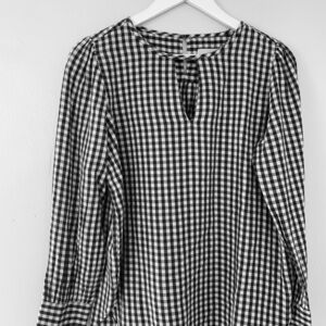 Loft Checker Top / Black/ White. We. S.